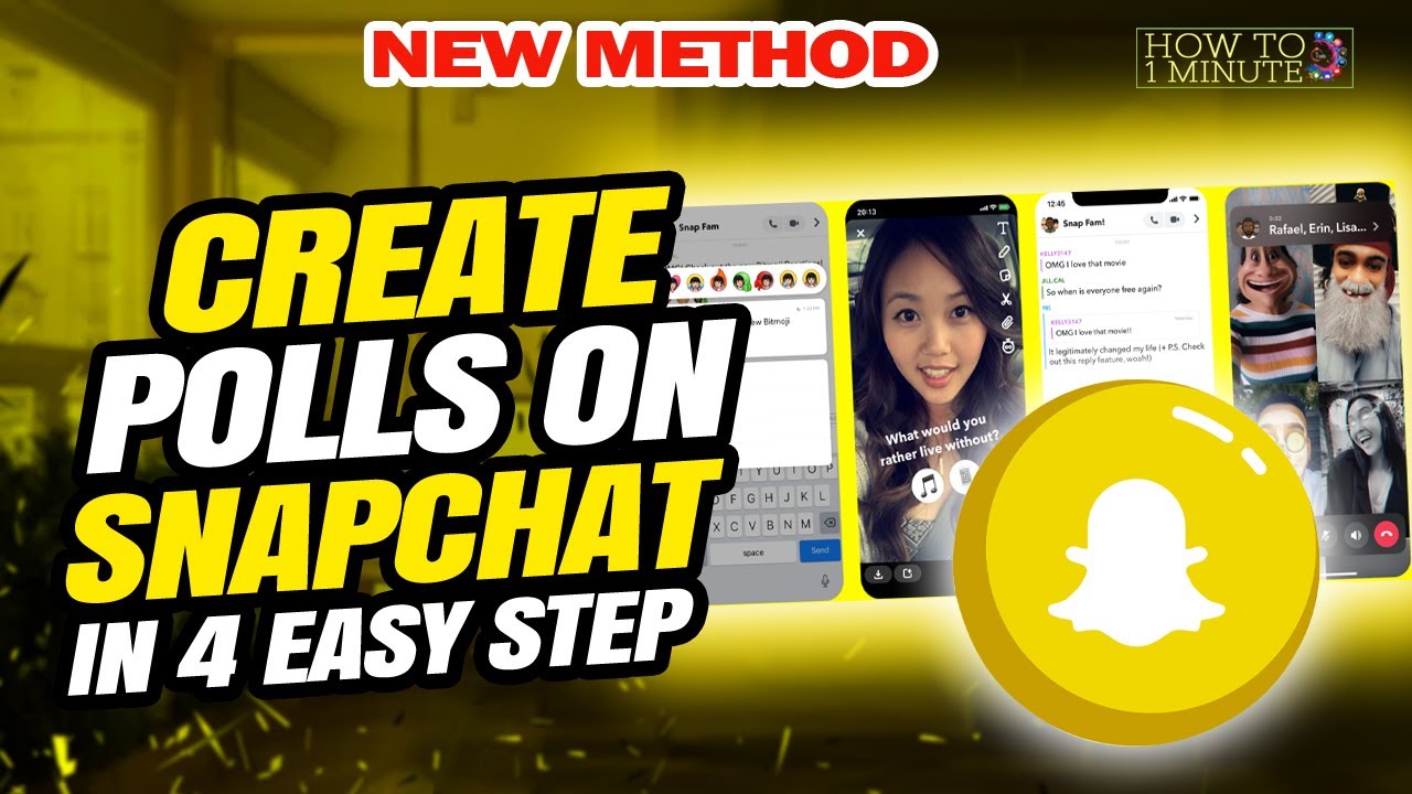 Snapchat Poll Feature How to Create Polls on Snapchat in 4 Easy Steps - YouTube