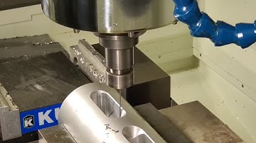 Deburring of aluminum crosshole with ORBITOOL (CNC Mill / VMC)
