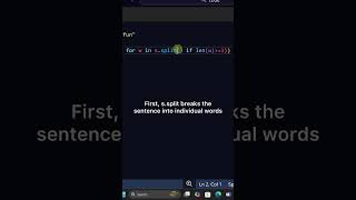 Keep words with length more then 3 chars #coding #programming #python