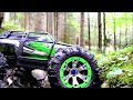 Traxxas Summit trailing in the woods