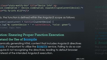 Debugging AngularJS: How to Ensure Your Function Gets Called in Dynamic HTML
