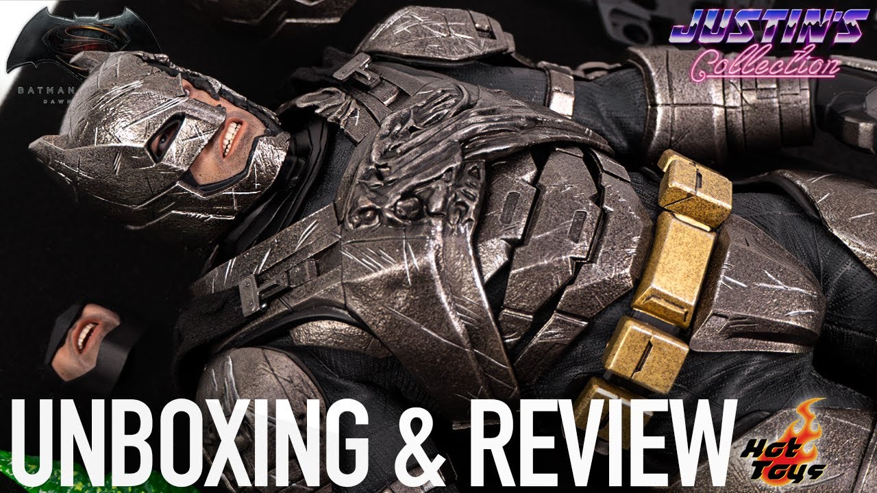 Hot Toys Armored Batman 2.0 Batman v Superman Unboxing & Review