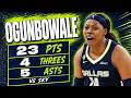 Arike Ogunbowale 23 pts 4 threes 5 asts vs Sky 2026 Season