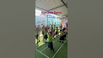 Pom pom dance by preschoolers| fun dance by children #children #education #school