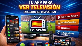 🔮TV Spain App 📺 Watch Free Channels on Android, Smart TV and TV Box (2026)✅️ screenshot 1