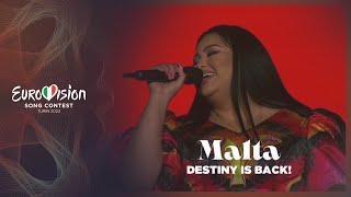 Eurovision 2022 - Malta 🇲🇹 - National Selection - Destiny is back! [MALTA EUROVISION SONG CONTEST]