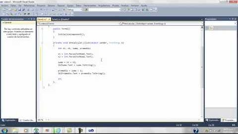 sumar y sacar promedios en c#