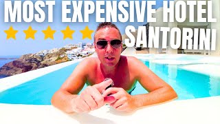 I Stay In A 5 Star Luxury CAVE Hotel In Santorini  WOW!