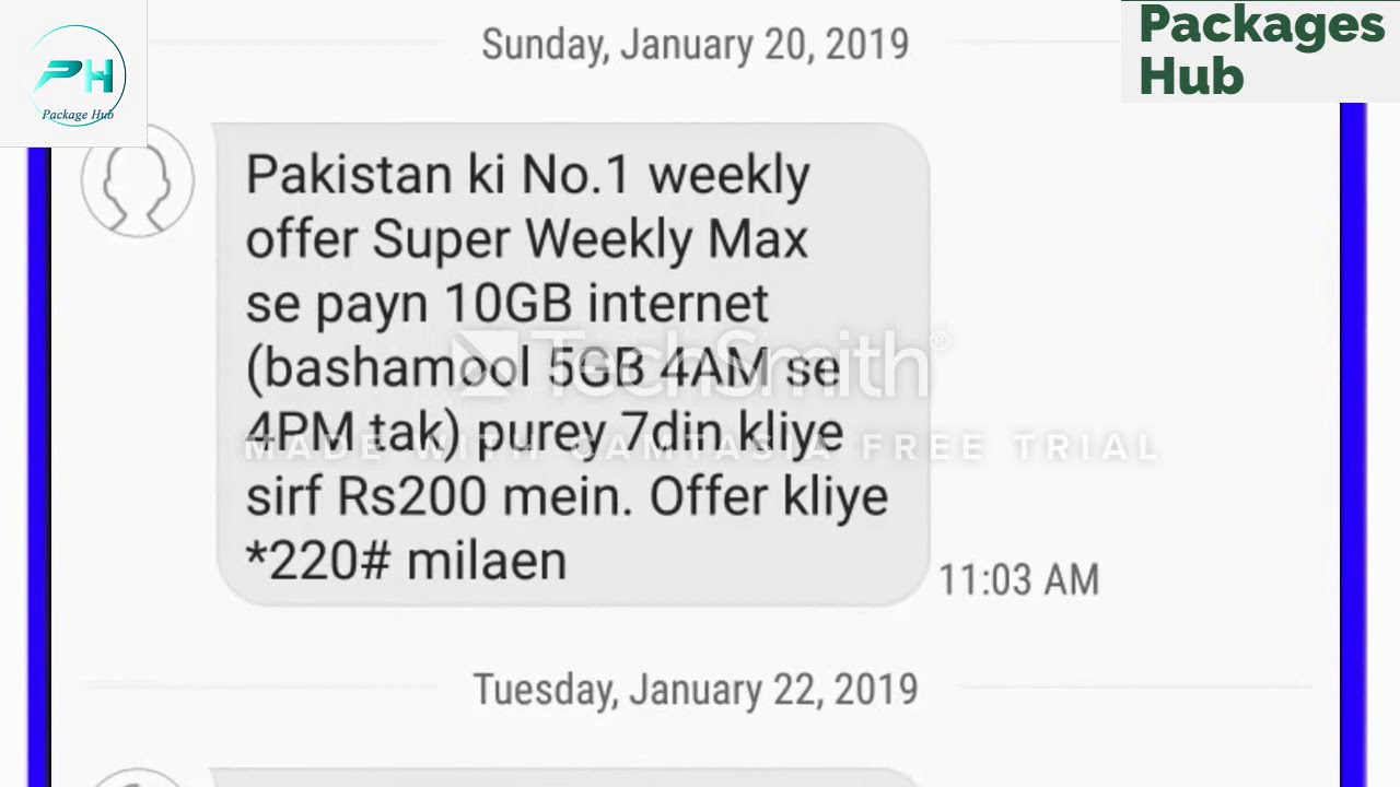 Zong internet packages 2020