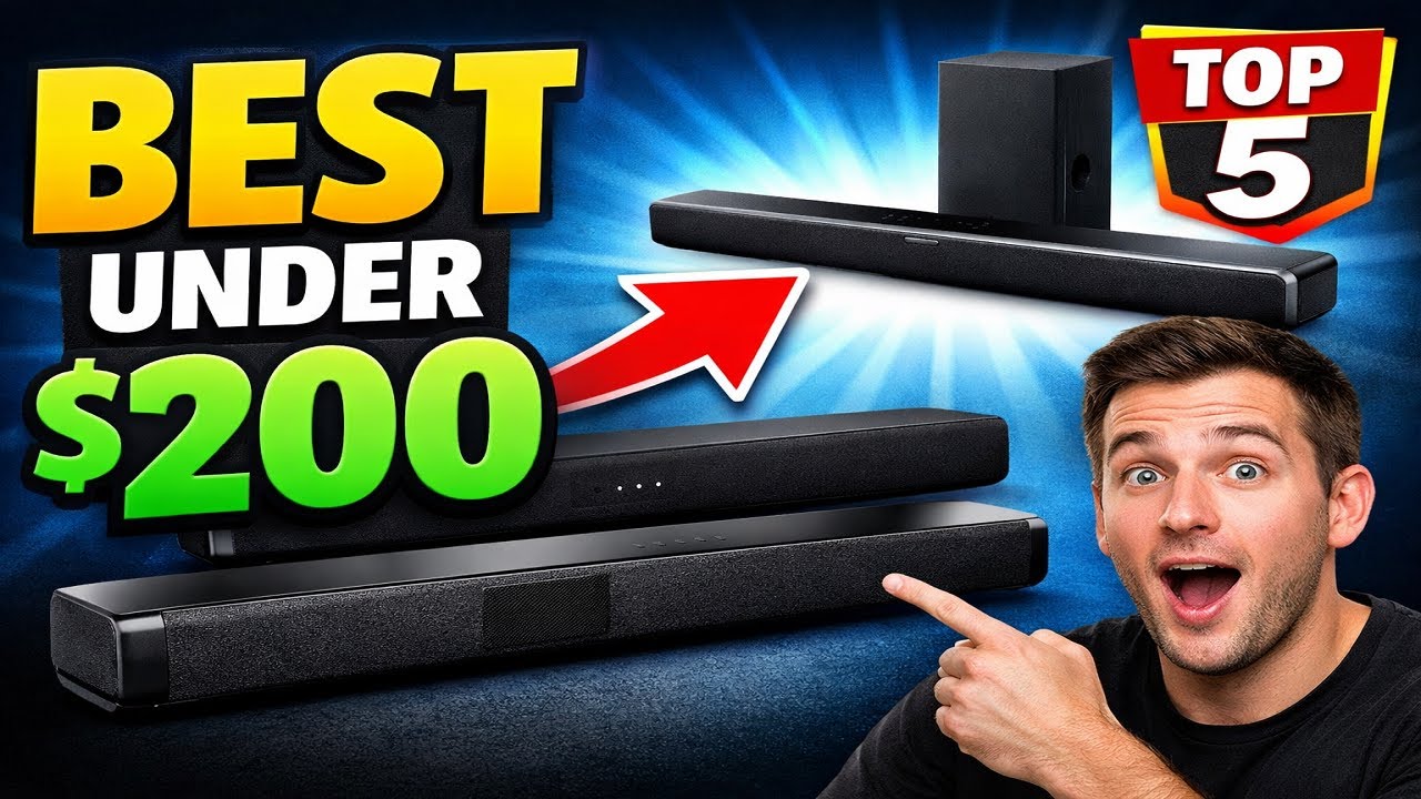 Best Soundbars Under $200: Loud, Clear, and Worth It