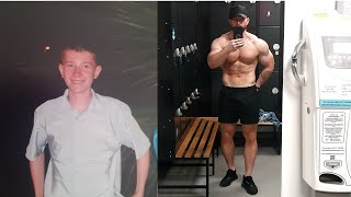 Adam Gough's 10 year   transformation video.