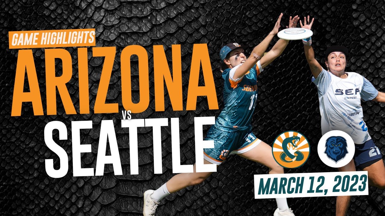 Arizona Sidewinders vs Seattle Tempest | Game Highlights | WUL Week 2 | March 12, 2023