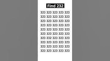 Fast test 232 #s #shorts #maths #mathstricks #mathematics #education #puzzle #mathpuzzle #iqtest
