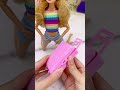 Satisfying With Unboxing Barbie Travel Suitcase Toys, ASMR Video #shorts