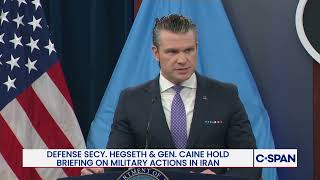 Secretary Hegseth on the Strait of Hormuz