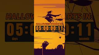 HALLOWEEN COUNTDOWN LESS THAN 5 DAYS