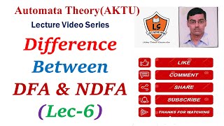 Theory of automata | DFA vs NDFA | Difference between DFA and NDFA | Lecture-6