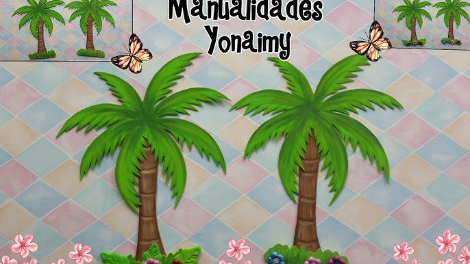 PALMERAS HECHAS CON FOAMY O GOMA EVA PARA REALIZAR UN SAFARI - YouTube palmeras-hechas-con-foamy-o-goma-eva-para-realizar-un-safari-youtube