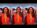 Sanjeeda Shaikh Gets BRUTALLY TROLLED For Her Braless Orange Deep Neckline Dress