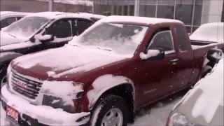 2005 GMC Canyon cold start