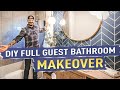 DIY Full Guest Bathroom Makeover