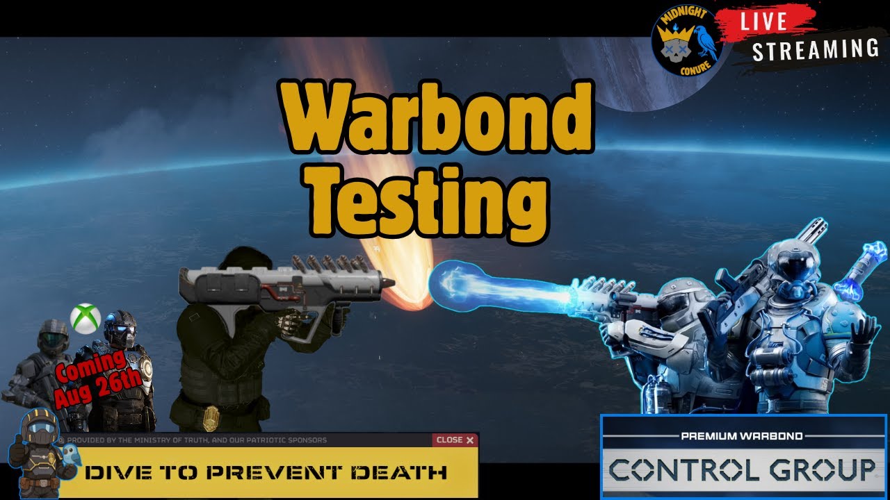 Helldivers 2 | Warbond Testing | Full Plasma Loadout | Control Group | EP 93