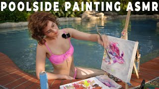 Painting a Betta Fish in a Bikini: Poolside Palette: ASMR Painting and Chit-Chat screenshot 5