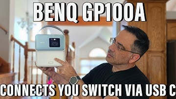 Play your Nintendo SWITCH on a 120" Screen with the BENQ GP100A