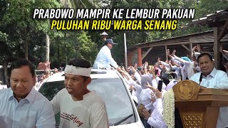 PRABOWO MAMPIR KE LEMBUR PAKUAN | PULUHAN RIBU WARGA SUBANG DAN SUMEDANG SENANG