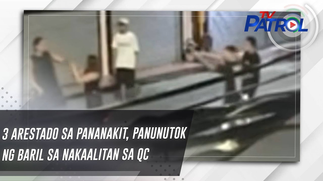 3 arestado sa pananakit, panunutok ng baril sa nakaalitan sa QC | TV Patrol