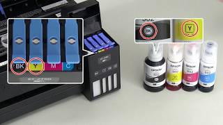 Forbedring chokerende rotation Unpacking and Setting Up a Printer (Epson ET-2750) NPD5826 - YouTube