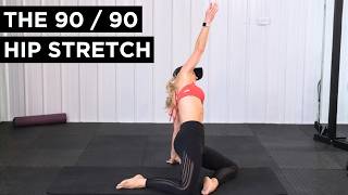 90/90 Hip Stretch | The Best Fix for Tight Hips Over 40