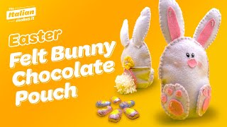 Create an Adorable Chocolate Surprise with this DIY Easter Bunny Pouch!