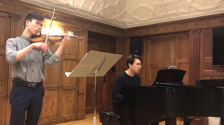 Strauss Violin Sonata 1st Mvt. - James Poe & Kevin...