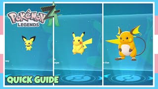 How To Evolve Pichu Into Pikachu Into Raichu In Pokemon Legends Za Quick Guide