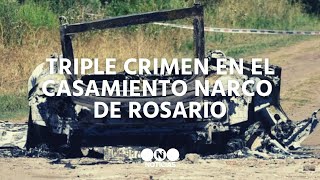 Triple crimen en el casamiento narco de Rosario.