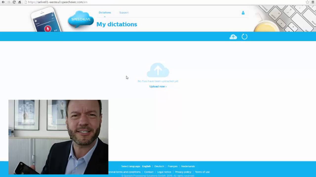 Live Demo: Turn your speech into text with Philips SpeechLive - YouTube