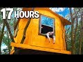 OVERNIGHT Survival Challenge in a TREE House!
