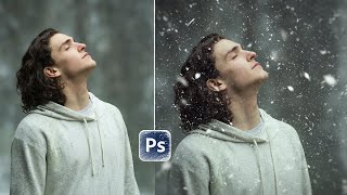 Create Realistic SNOW and save it as a PNG! - Photoshop Tutorial