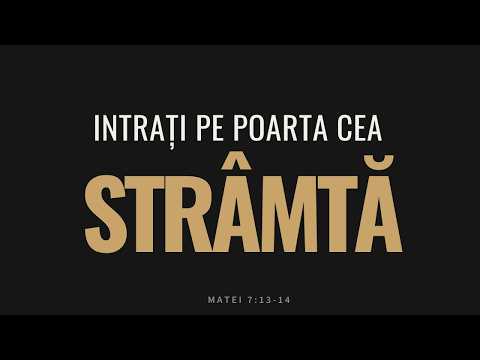Radu Marian - Intrați pe poarta cea strâmtă