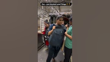 Thumbnail of Mumbai Local Train Rush | Real struggle in Mumbai Local Train #youtube #viral #shots #mumbailocal