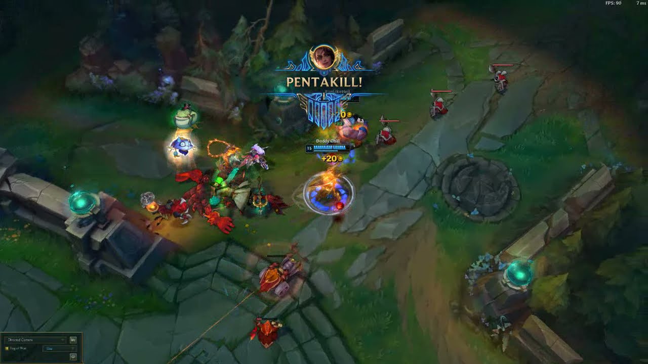 Samira in one shot pentakill