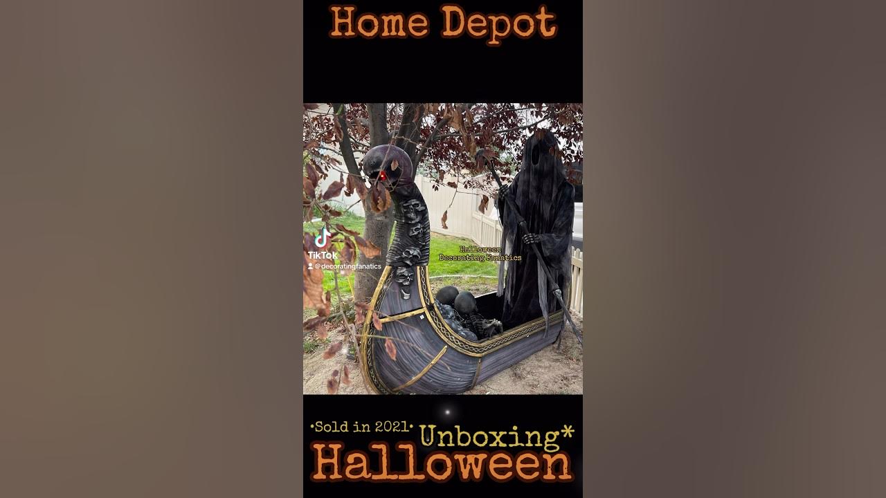 Home Depot Halloween Ferry Of The Dead Home Depot Halloween Ferry Of The Dead Reaper Skeleton Prop! UNBOXING