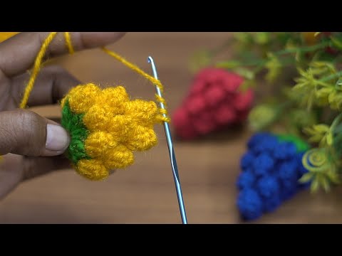 Cute Grapes Knitting /çok sevimli küçük hediye tığ işi üzüm/knitting model