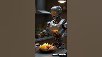 🤖💥 ASTRO WARFARE: AI mecha robot is cooking #spacewar #spaceweapons #transformers