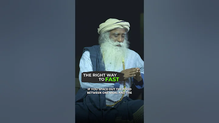 The Right Way To Do Intermittent Fasting | Sadhguru