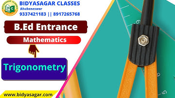 Trigonometry#B.Ed Entrance #Mathematics