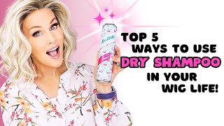 TOP 5 SURPRISING WAYS to use DRY SHAMPOO in your WIG LIFE! | DEMO on 2 WIGS!