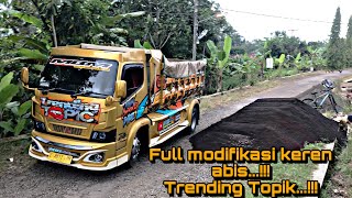 Dump Truk mbois TRENDING TOPIK bongkar pasir keren