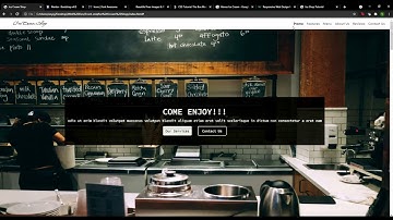 Single Page Website | Ice Cream Shop Part 1| HTML & CSS & BOOTSTRAP (BOOTSTRAP THEME)